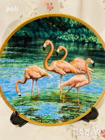 порцеланова чиния за стена , снимка 2 - Декорация за дома - 50785682