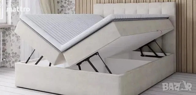 (-40%) Боксспринг легло Ares с БЕЗПЛАТНА ДОСТАВКА до всички градове и села в страната!, снимка 4 - Спални и легла - 48012820