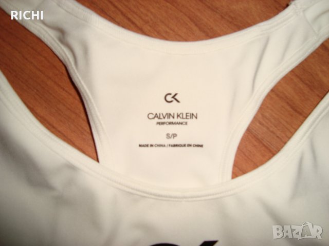 Calvin Klein Performance - бяло ново бюстие, снимка 4 - Корсети, бюстиета, топове - 32520502