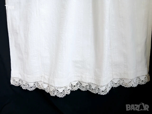 Кенарена риза/сукман с дантела , снимка 2 - Антикварни и старинни предмети - 50840629