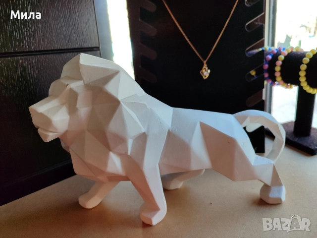 Декоративна фигура лъв, снимка 5 - Декорация за дома - 53592374