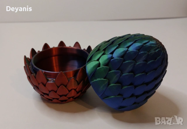 Играчка 3D принтирани драконче с драконово яйце, снимка 5 - Фигурки - 53398207