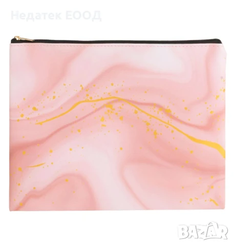 Несесер за таолетни принадлежности, Розов, 24x18см.