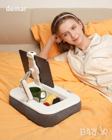 Поставка за таблет Viozon, таблети/телефони 4.7~13" и лаптопи 10~15", силиконова поставка за чаша, снимка 7 - Друга електроника - 51920607