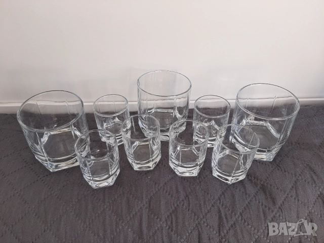 Чаши шестостенни за ракия уиски, снимка 3 - Чаши - 52423992