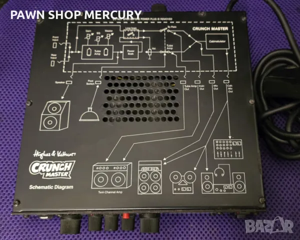 Продавам лампов усилвател и преамп, ефект Hughes & Kettner Crunch Master, снимка 5 - Китари - 50329774