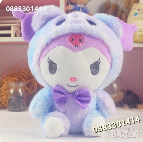 Куроми Плюшена играчка Хело Кити Kuromi , снимка 2 - Плюшени играчки - 44865309