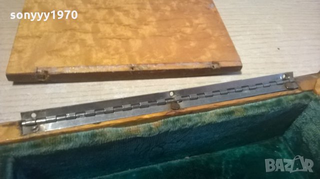 красива кутия с ключ-фурнир и лак-внос швеицария-24х13х7см, снимка 18 - Колекции - 28188390