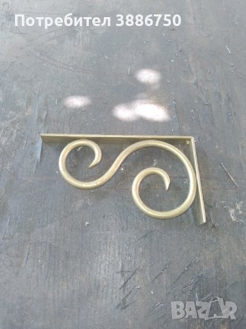 Конзоли , рафтодържачи стойки и ъгли за рафтове и етажерки от ковано желязо, снимка 7 - Други - 43896788