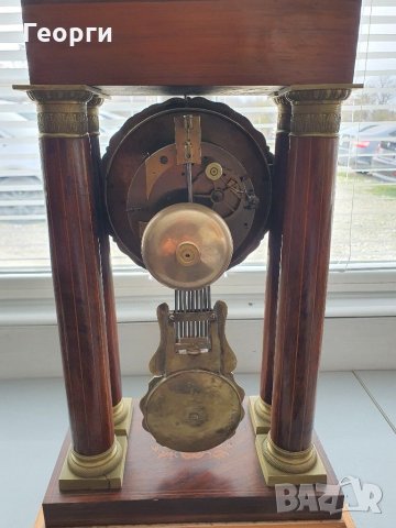 Антикварен френски каминен часовник , снимка 8 - Антикварни и старинни предмети - 34820367