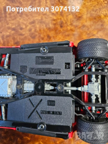 Чисто нова колекционерска количка FERRARI GTO 1984 G, снимка 2 - Колекции - 53209257