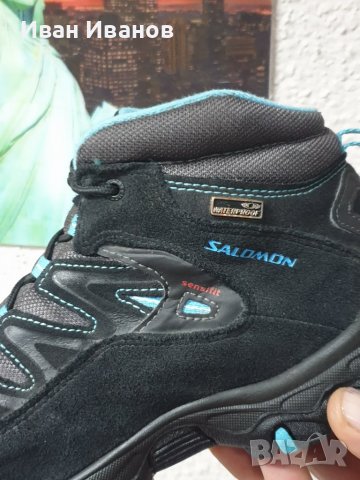 водоустойчиви туристически обувки  SALOMON KIXEND  номер 37- 37,5, снимка 10 - Други - 38685619