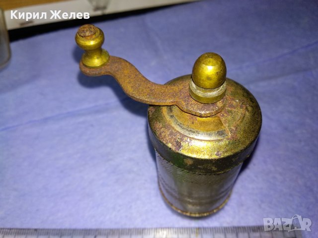 СТАРИННА СТИЛНО ОРНАМЕНТИРАНА МЕТАЛНА МЕЛНИЧКА За ПОДПРАВКИ РЯДКА КРАСИВА За КОЛЕКЦИЯ ДЕКОР 41410, снимка 7 - Антикварни и старинни предмети - 43598260