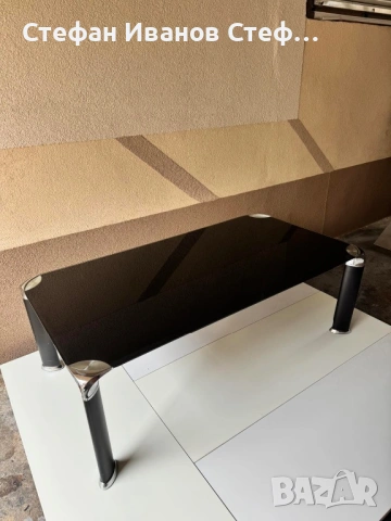 Стъклена холна маса, снимка 4 - Маси - 53486016