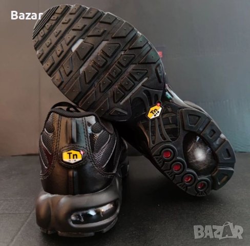 Nike TN Black Нови Мъжки Обувки Маратонки Размер 43 Номер 27.5см Стелка Черни vapormax , снимка 5 - Маратонки - 40699158