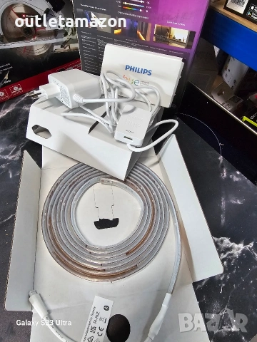 Philips - LED RGBW димируема лента Hue WHITE AND COLOR AMBIANCE 3m , снимка 8 - Лед осветление - 53073466