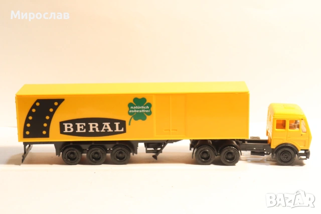 HERPA H0 1/87 MERCEDES BENZ КАМИОН ТИР МОДЕЛ КОЛИЧКА, снимка 5 - Колекции - 53445288