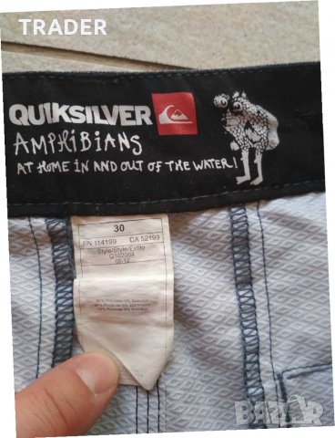 Къси панталони  борд шорти  QUICKSILVER,  размер 30, снимка 4 - Бански - 29048125