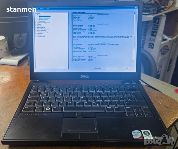 Продавам лаптоп Dell Latitude e4300 работещ на части , снимка 1