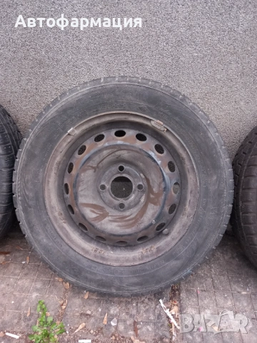 Зимни гуми с джанти от Рено Клио 2001г., снимка 5 - Гуми и джанти - 53125045