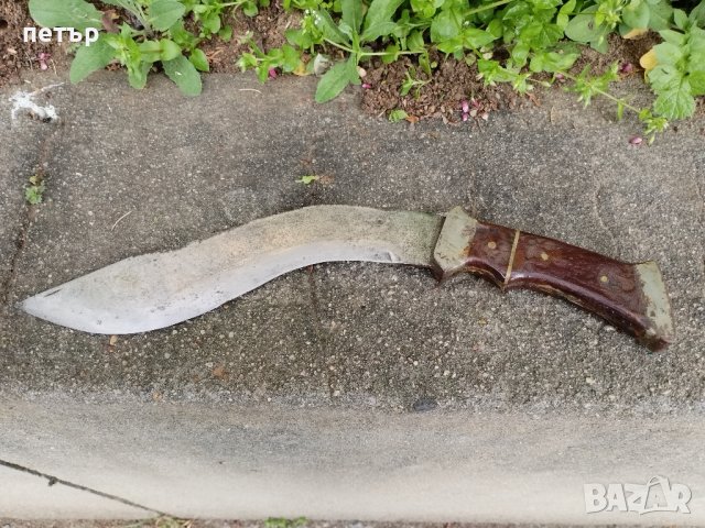 Стар нож тип Кукри, снимка 6 - Антикварни и старинни предмети - 40374421