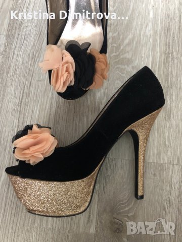 Обувки на висок ток, снимка 2 - Дамски обувки на ток - 33488144
