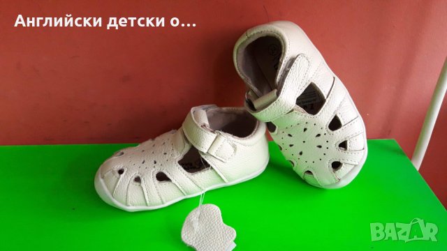 Английски детски сандали естествена кожа-Happy bee, снимка 2 - Детски сандали и чехли - 32972230