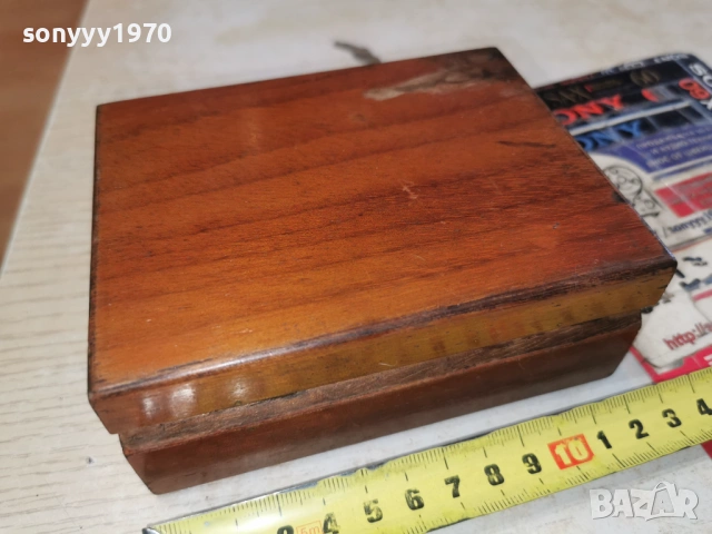 ДЪРВЕНА КУТИЯ С ТЕГЛИЛКИ-АНТИКА/РЕЛИКВА 0901261053, снимка 8 - Антикварни и старинни предмети - 53041012