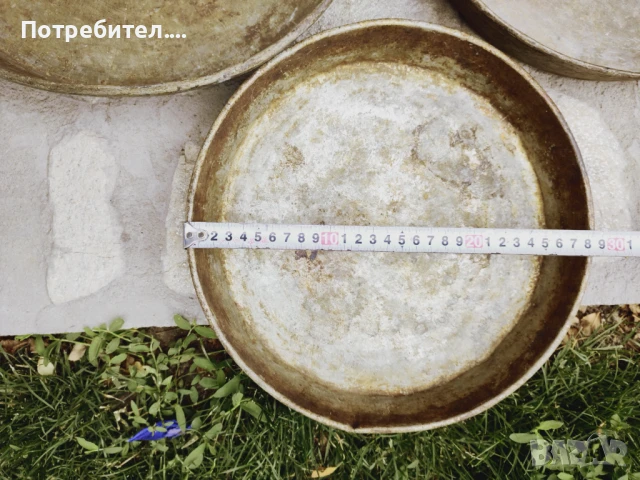 Три медни тави, снимка 2 - Антикварни и старинни предмети - 50982641