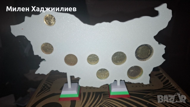 Монетник за български монети / стойка / сувенир, снимка 4 - Нумизматика и бонистика - 53406135
