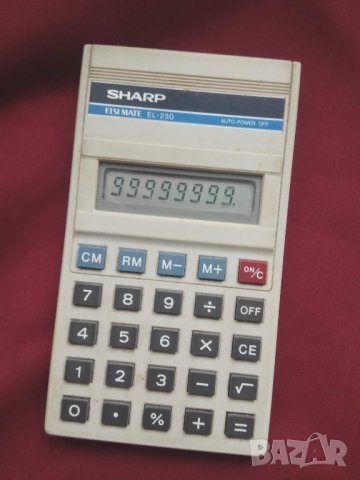 Продавам калкулатор  Sharp Elsi Mate El 230 , снимка 1 - Друга електроника - 28603003