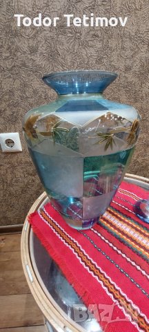Комплект ръчно рисувани вази, снимка 11 - Антикварни и старинни предмети - 42977179