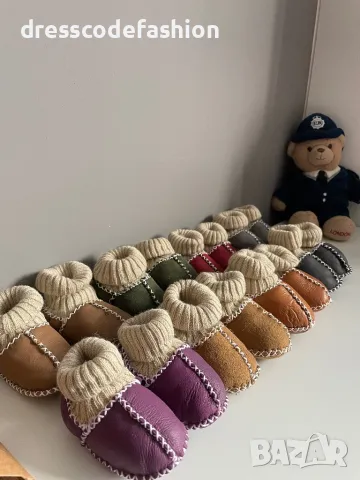 Сладурски бебешки буйки от естествена кожа, снимка 13 - Детски пантофи - 48039709