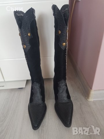 Каубойски ботуши, снимка 2 - Дамски ботуши - 42959547