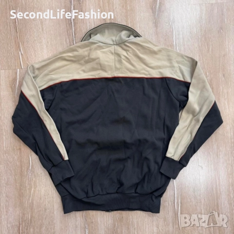 Винтидж спортно яке Puma, мъжко, размер 6 М бежово, тъмносиньо, ретро, снимка 6 - Спортни дрехи, екипи - 52505497