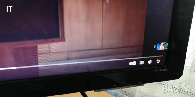 Монитор hp w2448hc , снимка 3 - Монитори - 40586575