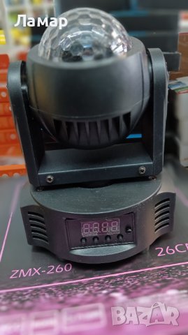 Украса,mini moving head 4 led и свера двойна лед въртяща се глава, диско ефект, сценично осветление, снимка 2 - Друга електроника - 44050965