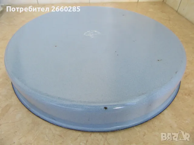 ОТЛИЧНА ЕМАЙЛИРАНА ТАВА ОТ СОЦА, снимка 3 - Съдове за готвене - 47715317