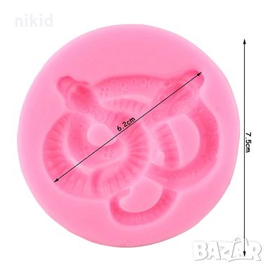 Змии пепеленки змия силиконов молд форма фондан шоколад , снимка 2 - Форми - 32923900