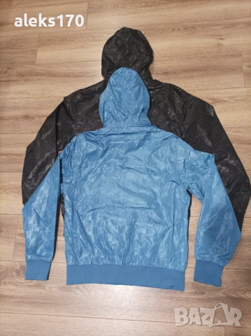 Мъжко яке - черно, бяло и синьо, снимка 10 - Якета - 53247837