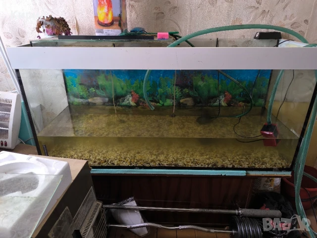 аквариум със съмп и грунд 500 литра