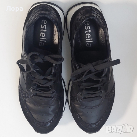 Дамски сникърси Estella естествена кожа , снимка 3 - Маратонки - 52582043