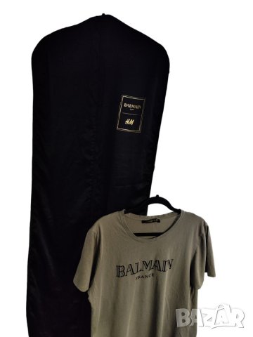 Balmain x H&M оригинална мъжка тениска Размер М, снимка 3 - Тениски - 40609278