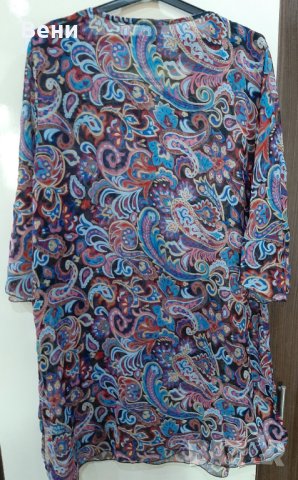 Свободна и ефирна дамска туника, снимка 3 - Туники - 40768623