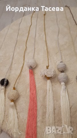 Пискюли за пердета, ръчно изработени, снимка 6 - Декорация за дома - 37768364