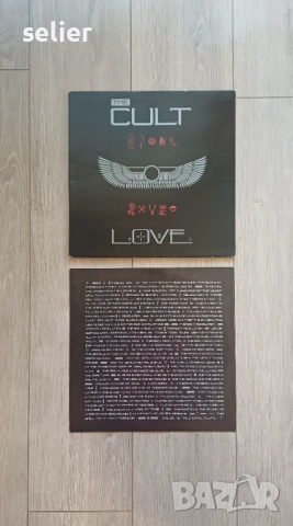 The Cult ‎– Love Издание 🇬🇧 UK 1985г-Първа преса  Стил:Alternative Rock, Goth Rock, Hard Rock  Със