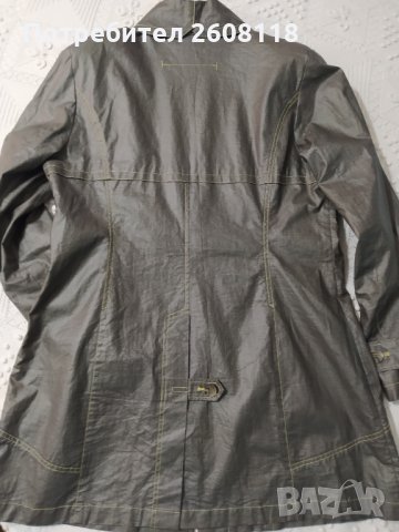 Оригинално манто Easy Comfort - №46 (XL). Промазана шлиферна материя, снимка 4 - Палта, манта - 32274147