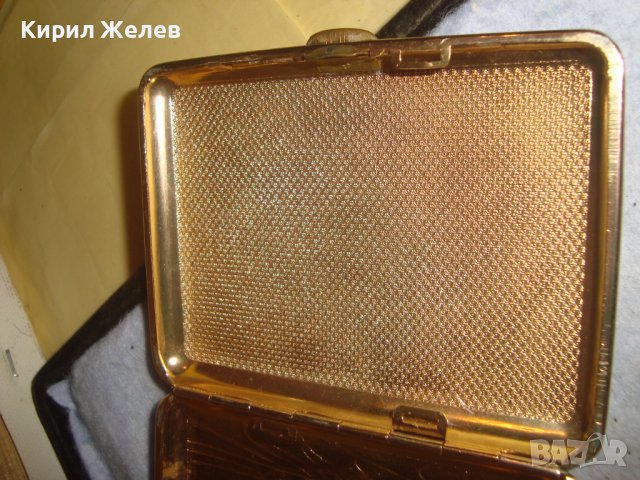 ВДНХ - Стара СССР ПОЗЛАТЕНА ОРНАМЕНТИРАНА РЯДКА КОЛЕКЦИОНЕРСКА РЕТРО ТАБАКЕРА 24499, снимка 5 - Колекции - 38289076
