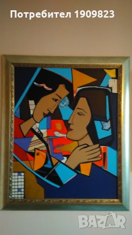 Голяма маслена картина , снимка 2 - Картини - 32760527