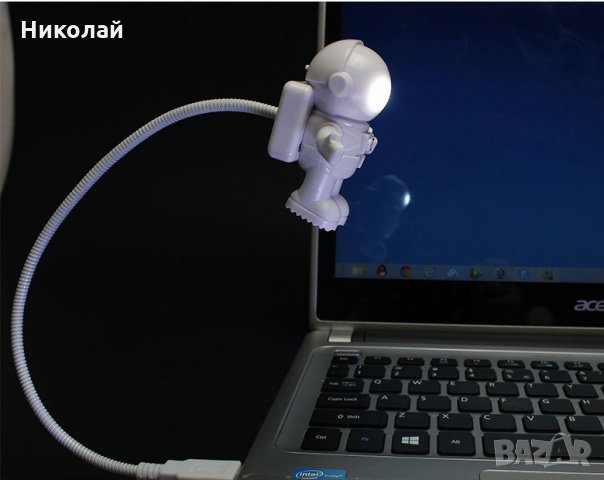 LED Лампа астронавт , космонавт с USB, снимка 3 - Други - 33599786
